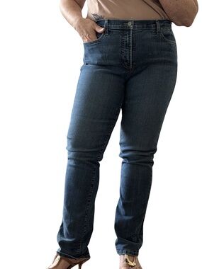 NYDJ Women's Dark Blue Boot Cut Jeans